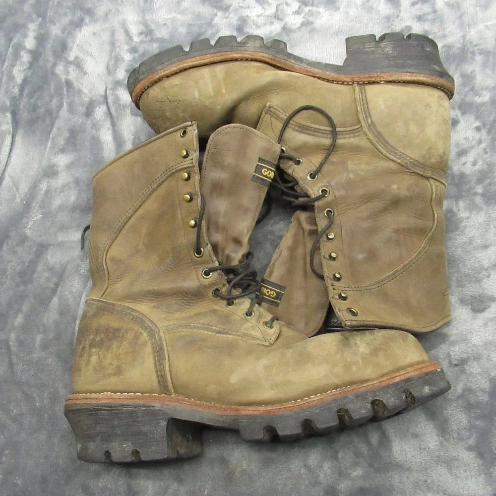 Red Wing Logger Boots Mens 11 Waterproof Gore‎ Tex Work Steel Toe USA 2292 RARE